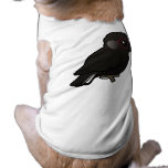 White-tailed Black Cockatoo Dog Ringer T-Shirt