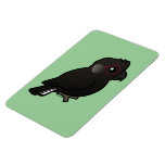 White-tailed Black Cockatoo Photo Magnet