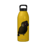 White-tailed Black Cockatoo Water Bottle