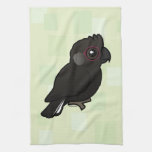 White-tailed Black Cockatoo Kitchen Towel