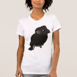 White-tailed Black Cockatoo Women\'s American Apparel Fine Jersey Short Sleeve T-Shirt