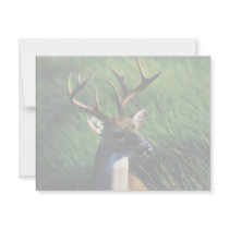 White-tailed Buck Personalized Invite