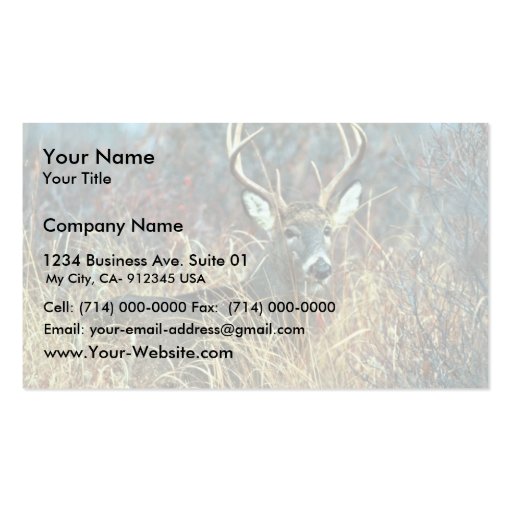 White-tailed Deer Business Cards