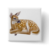 White Tailed Deer Fawn Pin buttons by twopurringcats White Tailed Deer Fawn Pin buttons