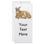 White Tailed Deer Fawn Full Color Rack Card