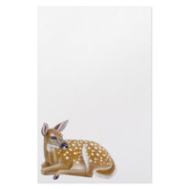 White Tailed Deer Fawn Stationery by twopurringcats White Tailed Deer Fawn Stationery