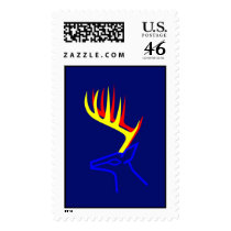 White Taled Deer Postage Stamps