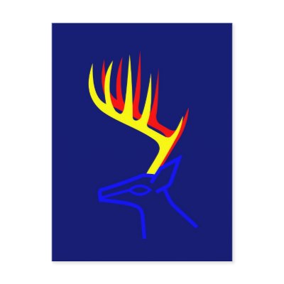 White Taled Deer Post Cards by lonvig