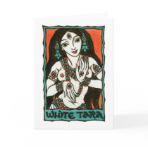 White Tara Greeting Card