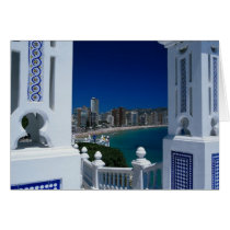 White terrace near the sea cards by ZazzleDayz White terrace near the sea cards