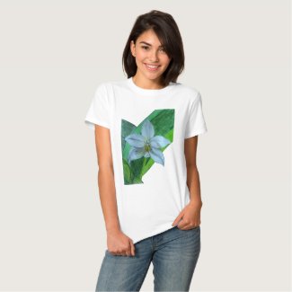 White Terrestrial Orchid Shirt