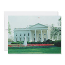 White The White House, Washington, D.C., U.S.A. fl Personalized Invite