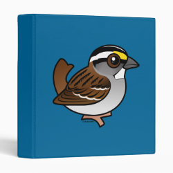White-throated Sparrow Avery Signature Binder 8.5x11