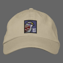 White-throated Sparrow: embroidered hat embroidered hats