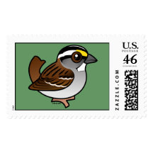 White-throated Sparrow Stamps