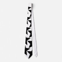 White Tie with Large Black Star Edges Pattern by strictlyties White Tie with Large Black Star Edges Pattern