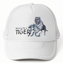 White Tiger and Chinese Symbol Hat