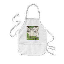 white tiger aprons by dawnmcininch white tiger aprons