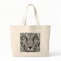 White Tiger Canvas Bag