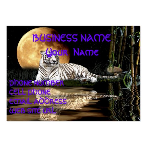 WHITE TIGER Business Card