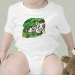 White Tiger Cub Baby Shirt