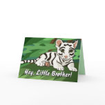 White Tiger Cub Card