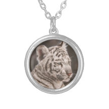 White Tiger Cub Pendant