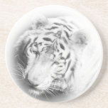 White Tiger Drink Coasters White Tiger Drink Coasters