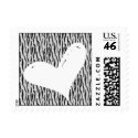 White Tiger Heart Postage stamp