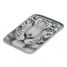 White Tiger iPad Cover MacBook Air Sleeves