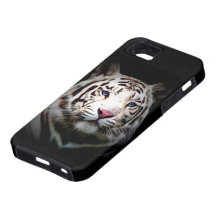 White Tiger iPhone 5 Cases