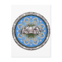 White Tiger Kaleidoscope Mandela postcards
