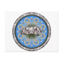 White Tiger Kaleidoscope Mandela postcards