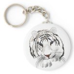 White Tiger Key Chain