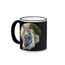 White Tiger Moon mugs