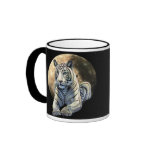 White Tiger Moon Coffee Mug