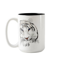 White Tiger mug