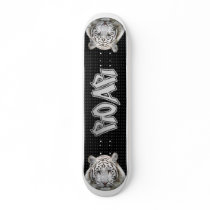 White Tiger Roar Skateboard