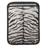 White Tiger Skin Print iPad sleeve