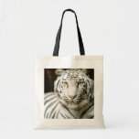 White Tiger Tote Canvas Bag
