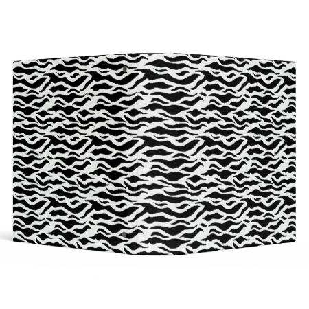 White Tiger Vinyl Binder