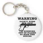 White To Hide The Bodies Key Chain