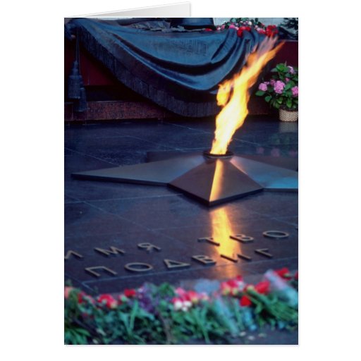 White Tomb of The Unknown Soldier (Kremlin Walls) Greeting Cards