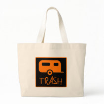 White Trailer Park Trash Poor Dumb Redneck Tote Bag