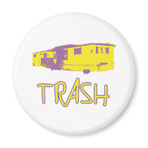 White Trailer Park Trash Poor Dumb Redneck magnets by inquester White Trailer Park Trash Poor Dumb Redneck magnets