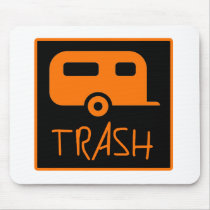White Trailer Park Trash Poor Dumb Redneck Mouse Pads