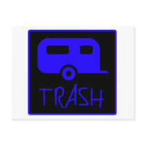 White Trailer Park Trash Poor Dumb Redneck postcards