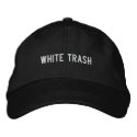 White Trash embroidered hats