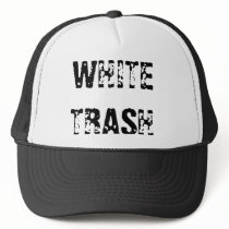 WHITE TRASH hats