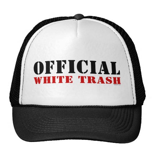 White Trash Hat Zazzle